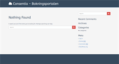 Desktop Screenshot of cms.bokningsportalen.se