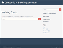 Tablet Screenshot of cms.bokningsportalen.se
